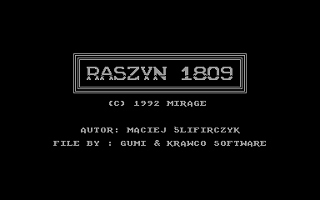 Raszyn 1809 atari screenshot